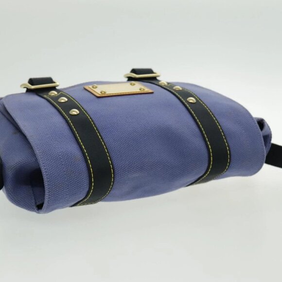 LOUIS VUITTON Antigua Buzzus PM Shoulder Bag Blue M40081 LV Auth bs19172 - Picture 7 of 16